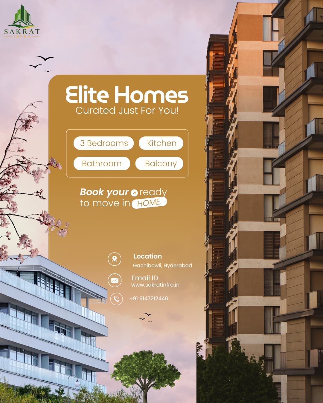 Sakrat Infra — Elite Homes, Hyderabad